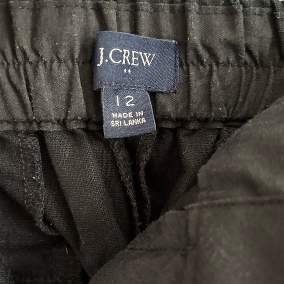 J. Crew Black Linen Blend Sailor Pants size 12 - Picture 10 of 10